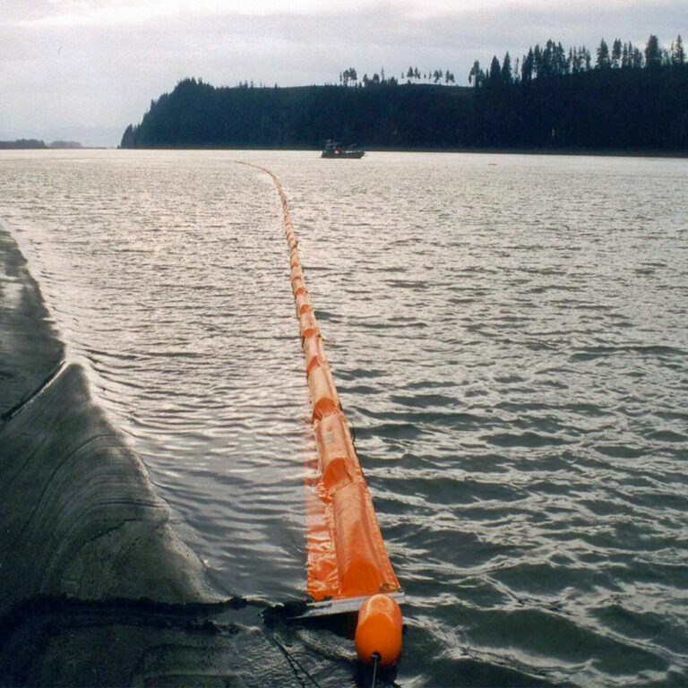 Oil Spill Containment Boom, Foam Filled, Canadyne RiverBoom Sunesta