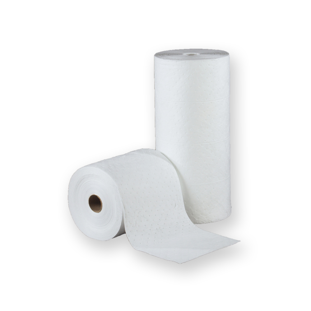Oil Only Sorbent Roll, 30″ x 150′, Three-Ply, Heavy Weight, 36 Gallon ...