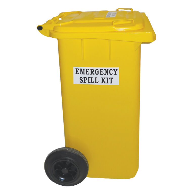Oil Only Spill Kit, Small Yellow Mobile Bin, 64L Capacity, PSP700010 Sunesta Supply Inc